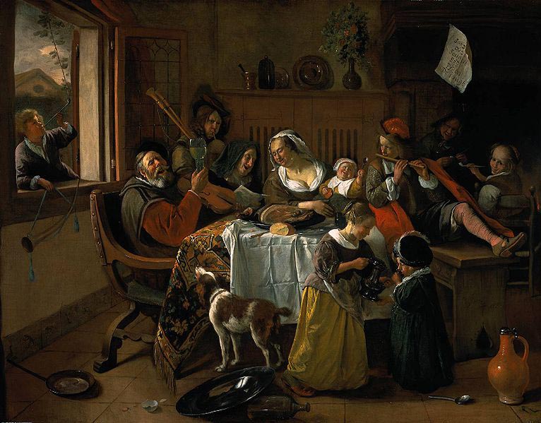 Jan Steen The merry family